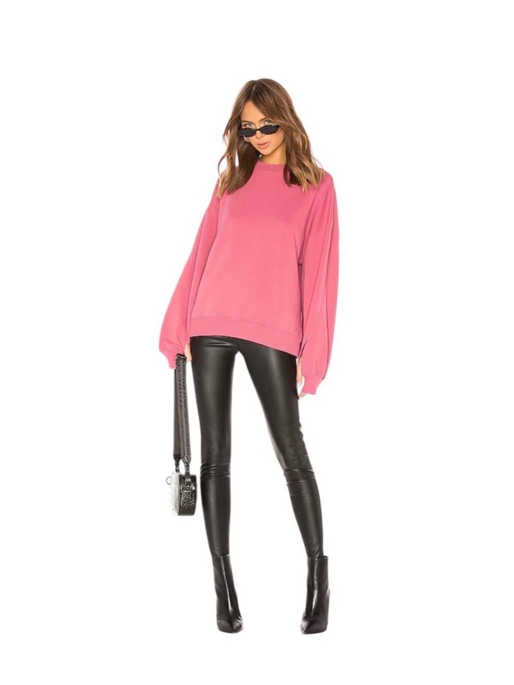 ALL SAINTS Faux Leather leggings pants